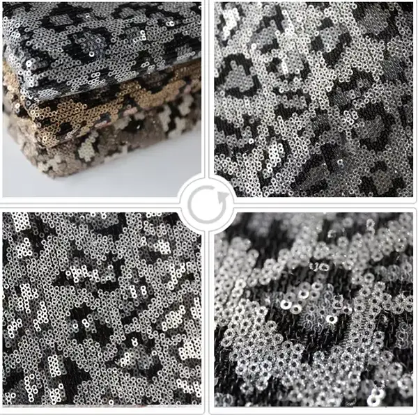 Custom Luxury Heavy Made Embroidery Tulle Beads Lace Mesh Beaded Fabric