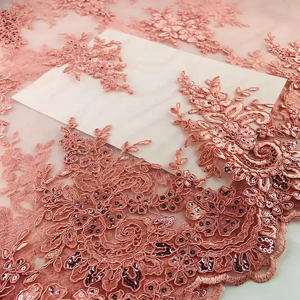 New Arrival Velvet Laser Cut Flower Pattern Lace Fabric New Arrival Velvet Laser Cut Flower Pattern Lace Fabric