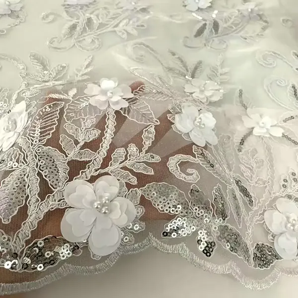 New Arrival Velvet Laser Cut Flower Pattern Lace Fabric New Arrival Velvet Laser Cut Flower Pattern Lace Fabric