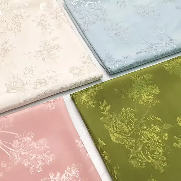 96 Polyester 4 Spandex Soft Comfortable Garment Material Fabrics For Clothing Satin Jacquard Fabric 96 Polyester 4 Spandex Soft Comfortable Garment Material Fabrics For Clothing Satin Jacquard Fabric