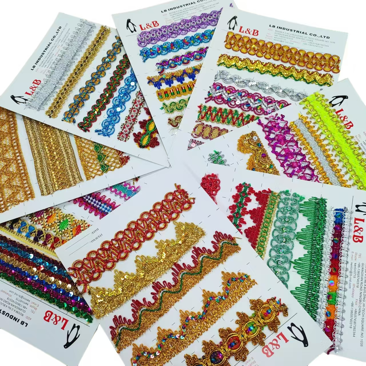 Clothing Accessories Gold and Silver Metallic Border Lace Trim Multicolor Sequin Gold Thread Metallic Lace Trim