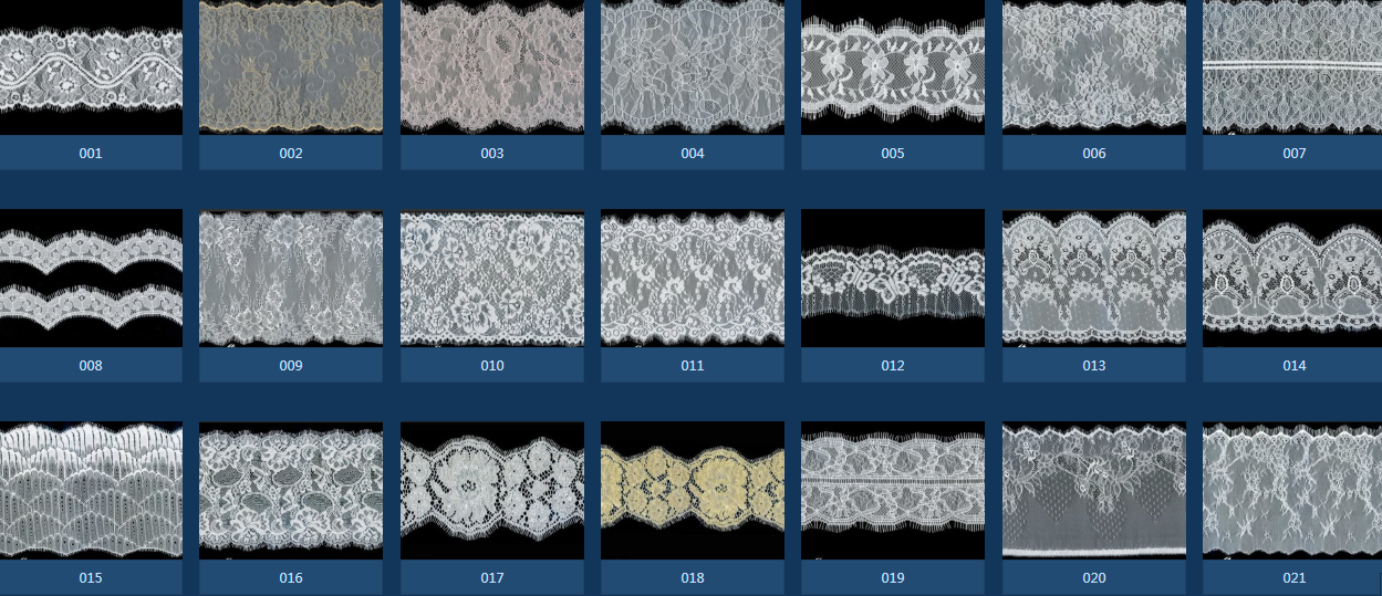 Nylon Spandex Stretch Elastic Lace Elastic Lace Trim Underwear