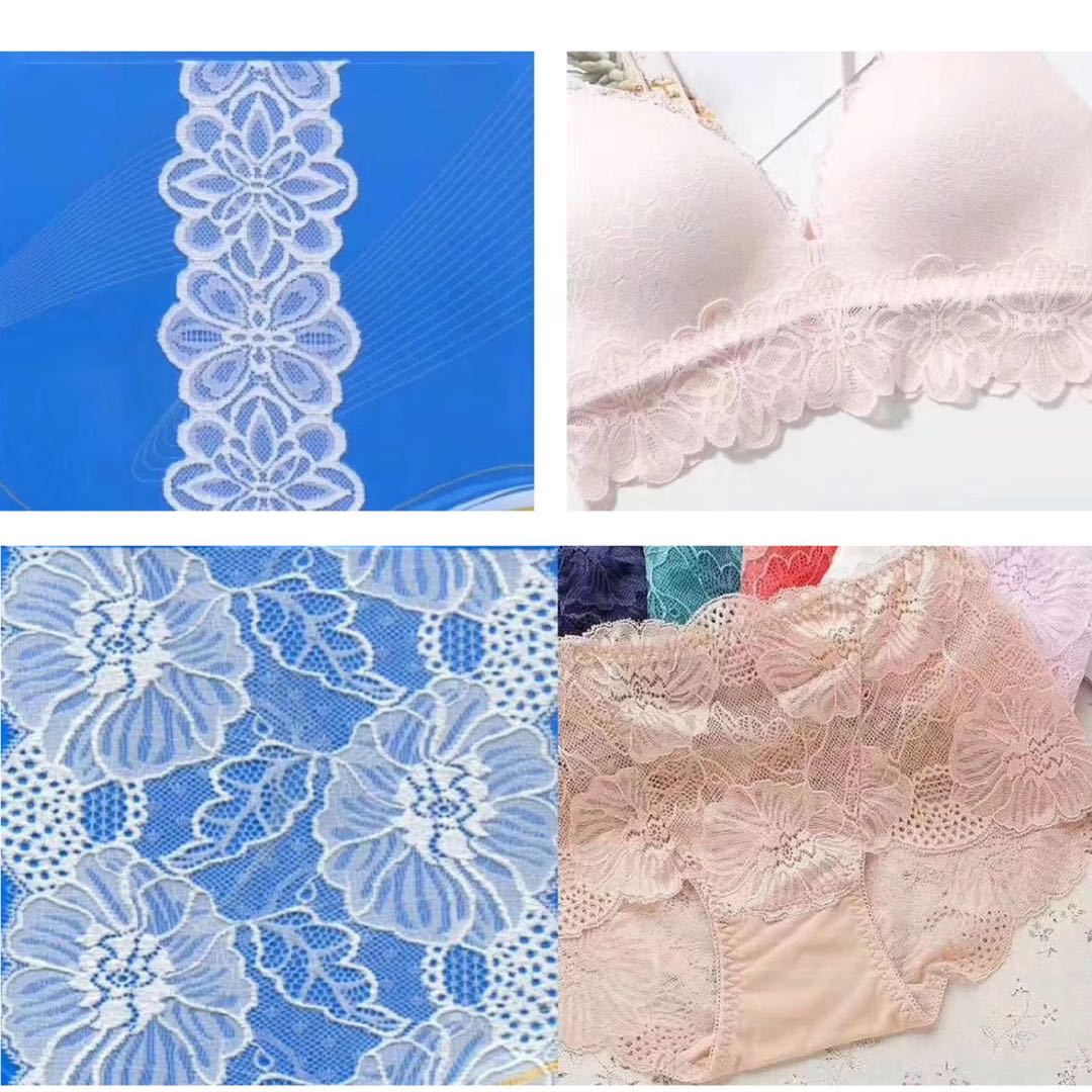 Nylon Spandex Stretch Elastic Lace Elastic Lace Trim Underwear