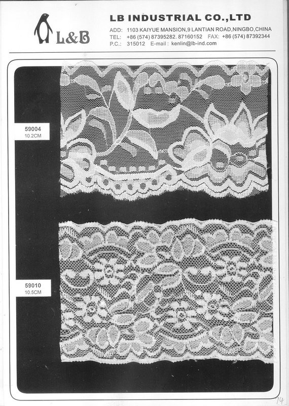 Nylon Spandex Stretch Elastic Lace Elastic Lace Trim Underwear