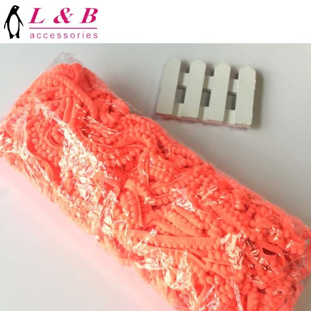 Multi Colors Ball Lace Decorative Tassel Design POM POM Trim