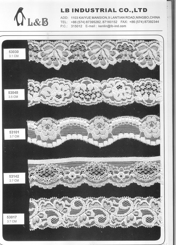 Nylon Spandex Stretch Elastic Lace Elastic Lace Trim Underwear