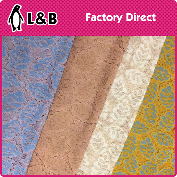 2019 New Design Wholesale Colorful Nylon Fabric for Lady Dress