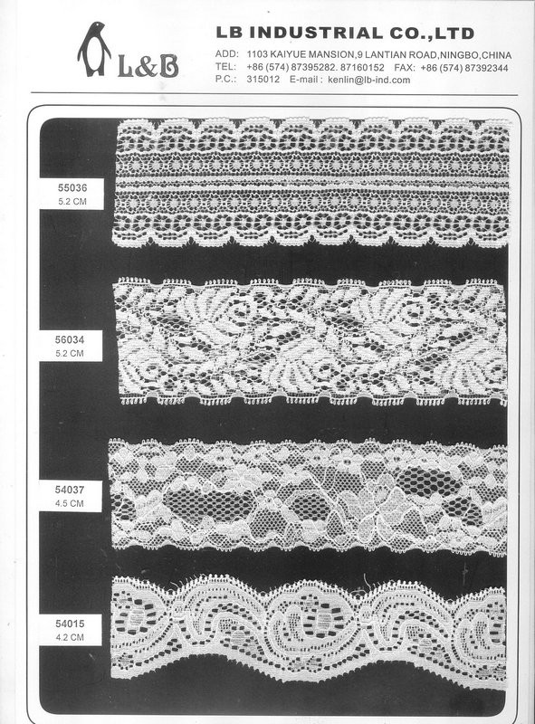 Nylon Spandex Stretch Elastic Lace Elastic Lace Trim Underwear