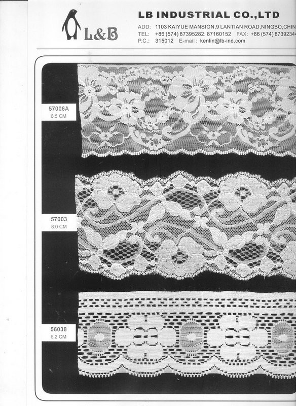 Nylon Spandex Stretch Elastic Lace Elastic Lace Trim Underwear